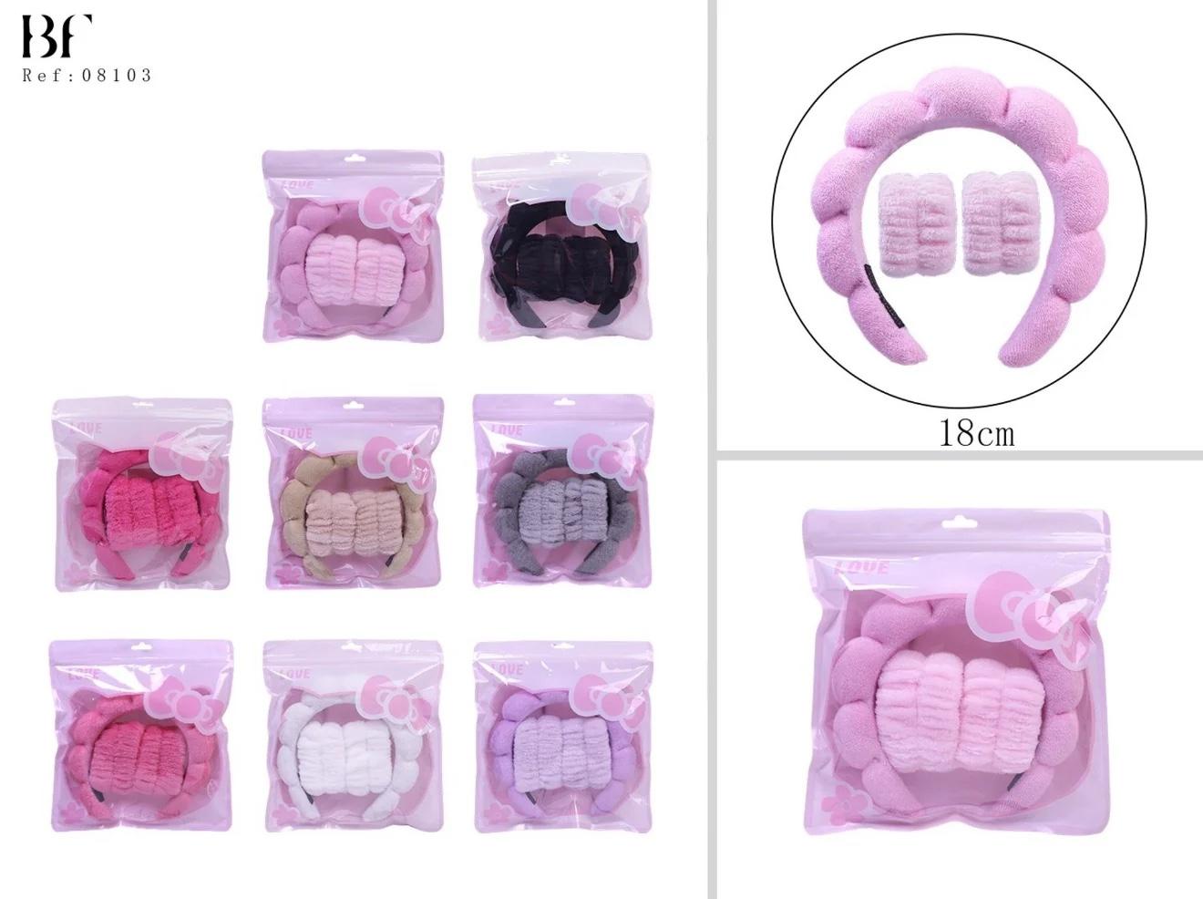 Set Diadema + muñequera Skincare