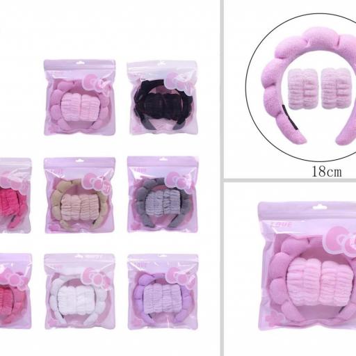Set Diadema + muñequera Skincare