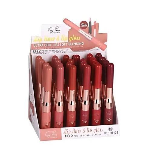 Lápiz labial y brillo de labios mate ultra chic – Easy Paris [1]