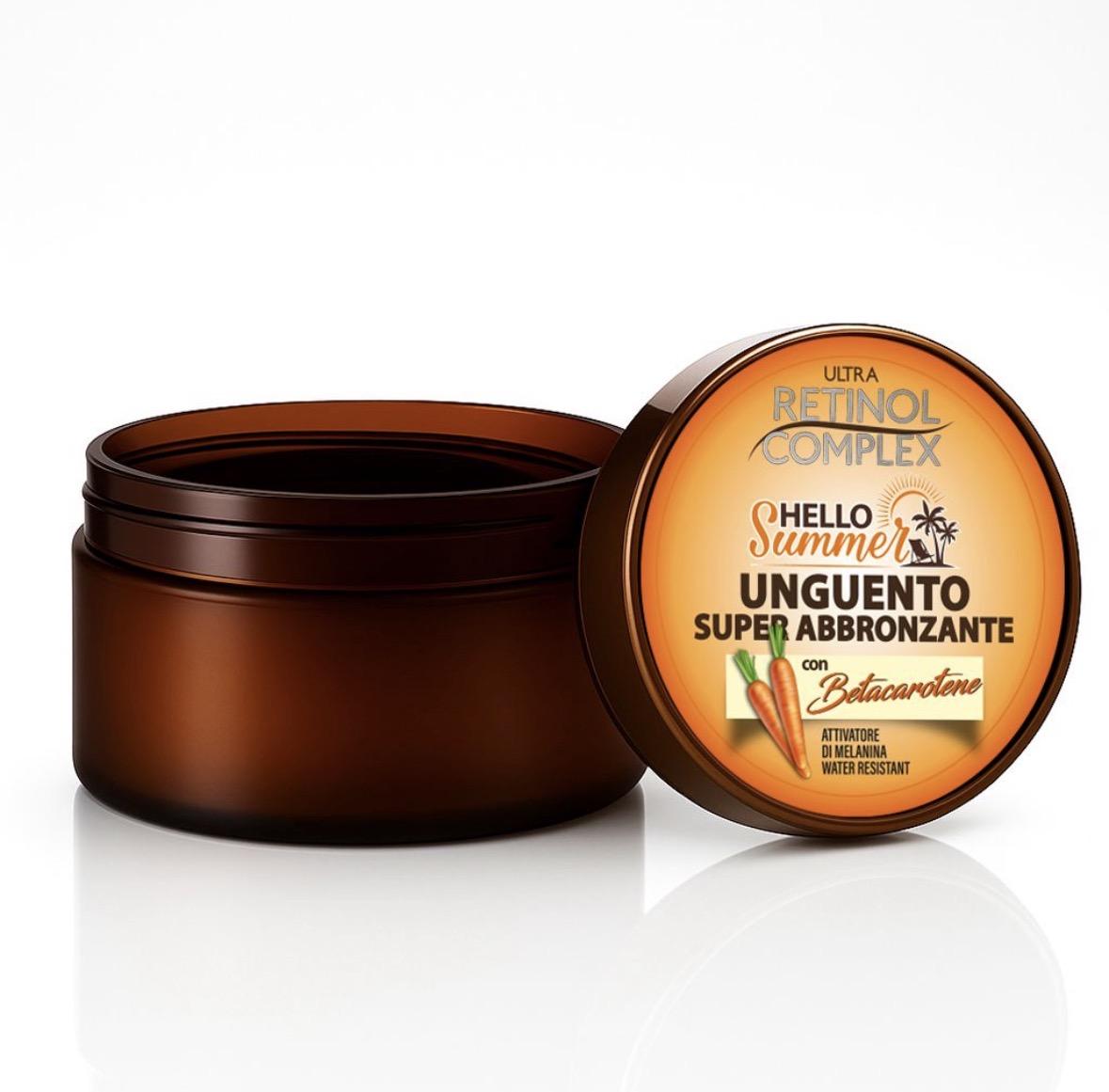 Ungüento Super Bronceador Retinol Complex Hello Summer – Con zanahoria
