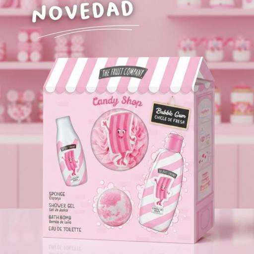 SET DE BAÑO CANDY SHOP chicle de fresa [0]