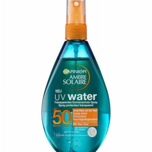 Ambre Solaire UV Agua Transparente Protector Solar Spray SPF 50 150ml