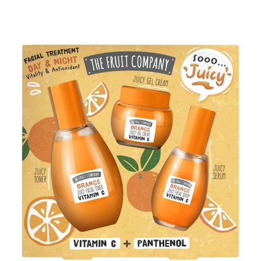 SET TRATAMIENTO FACIAL JUICY SKI ARANJA VITAMINA C TÓNICO CREMA + SERUM