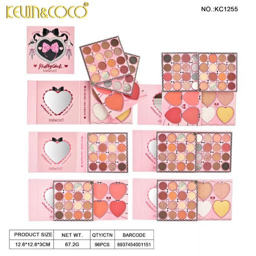 PALETA SOMBRAS KEVIN & COCO 40 colores. [2]