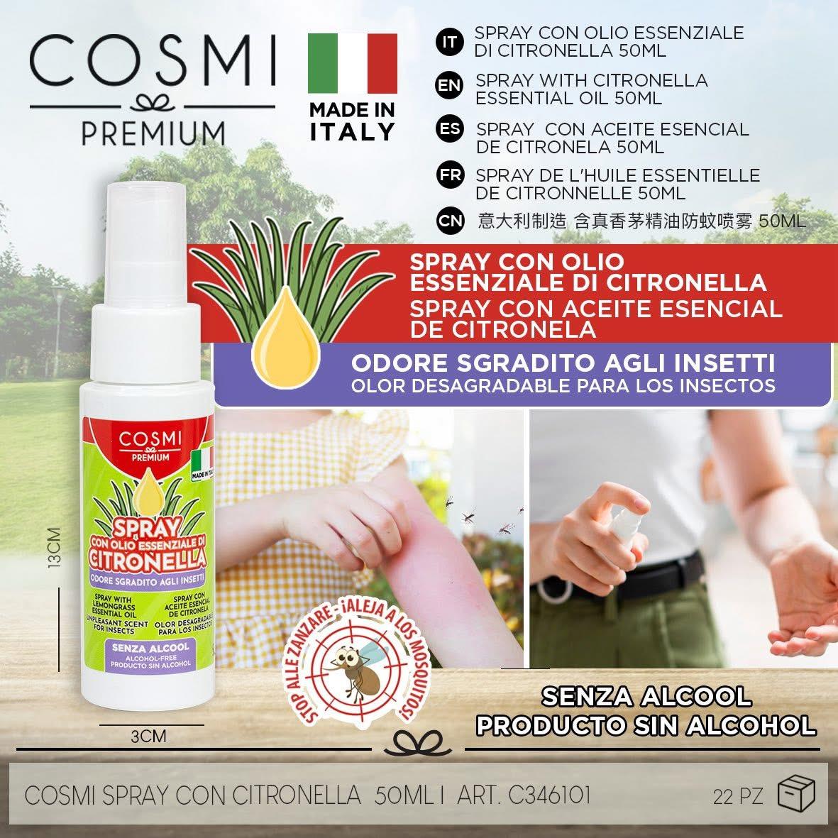 SPRAY CON ACEITE ESENCIAL CITRONELA 50ml