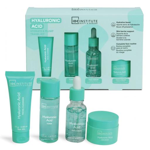 IDC Set Facial Ácido Hialurónico Limpiador+Tónico+Sérum+Crema [0]