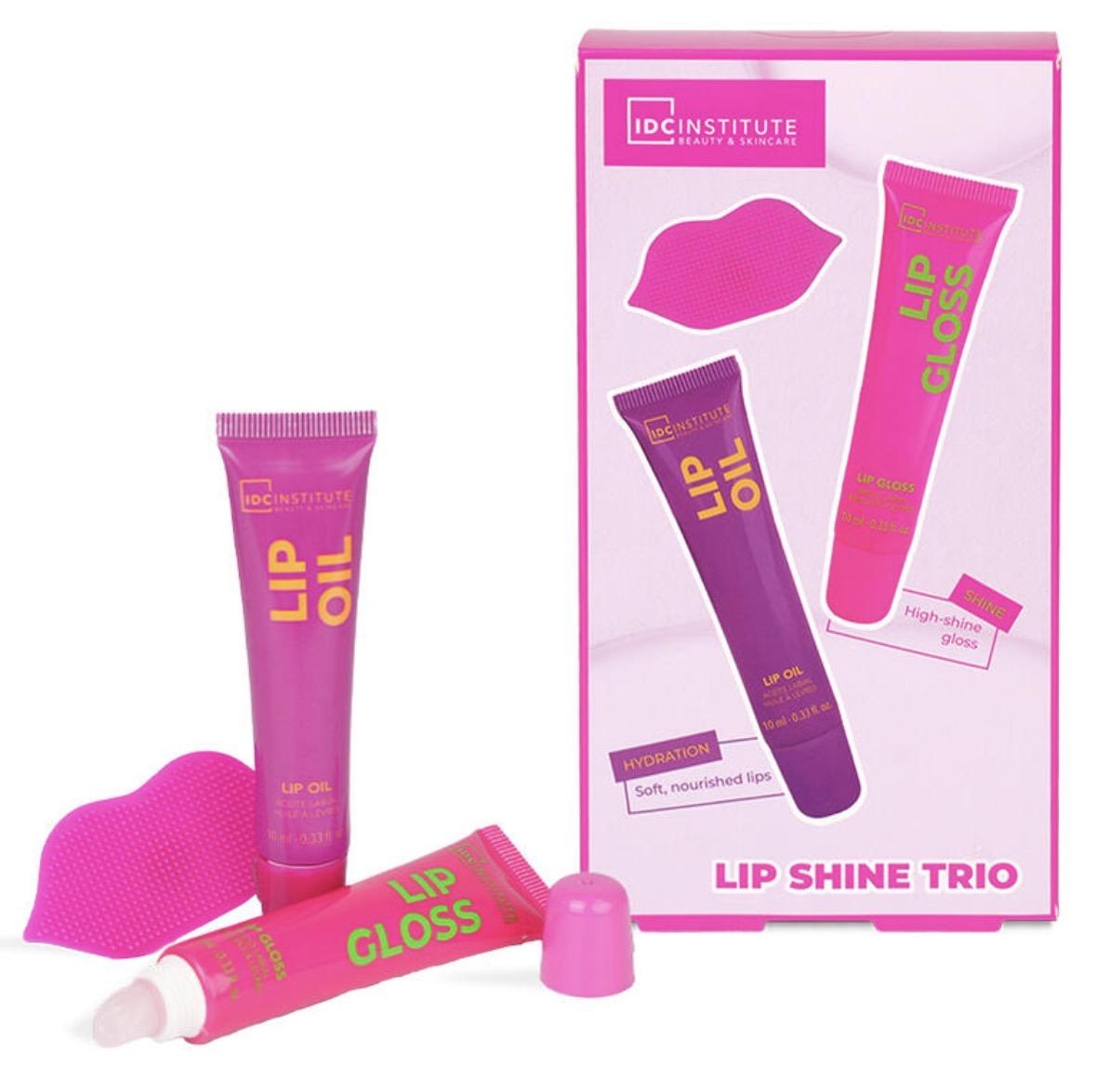 IDC INSTITUTE DAILY GLOW SET TRÍO DE CUIDADO DE LABIOS