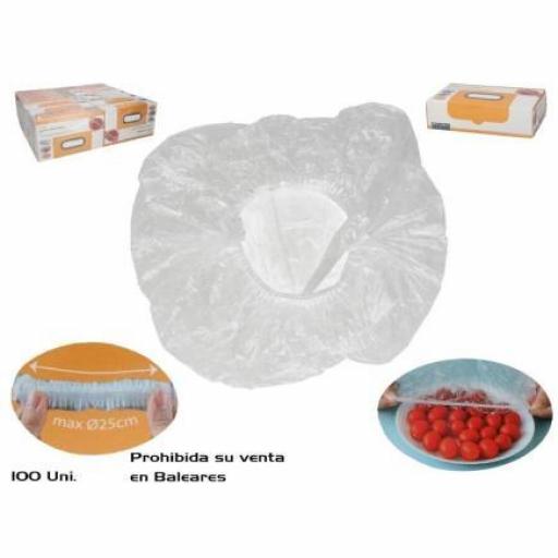 FUNDA DESECHABLE ALIMENTOS 100u 14x2 CM [0]