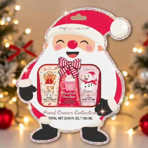 SET 3 CREMAS MANOS NOEL