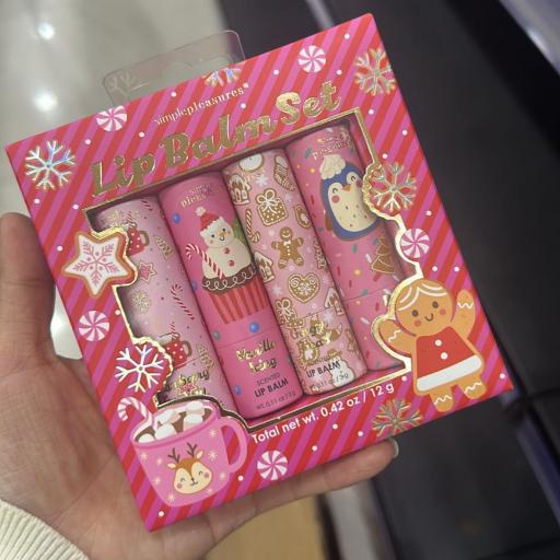 SET 4 BÁLSAMOS LABIALES