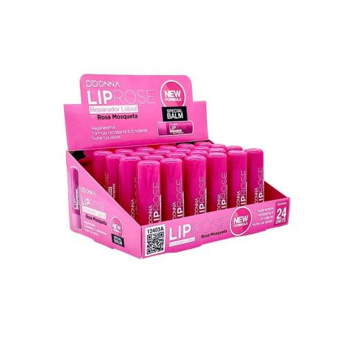 BÁLSAMO LABIAL CON ROSA MOSQUETA