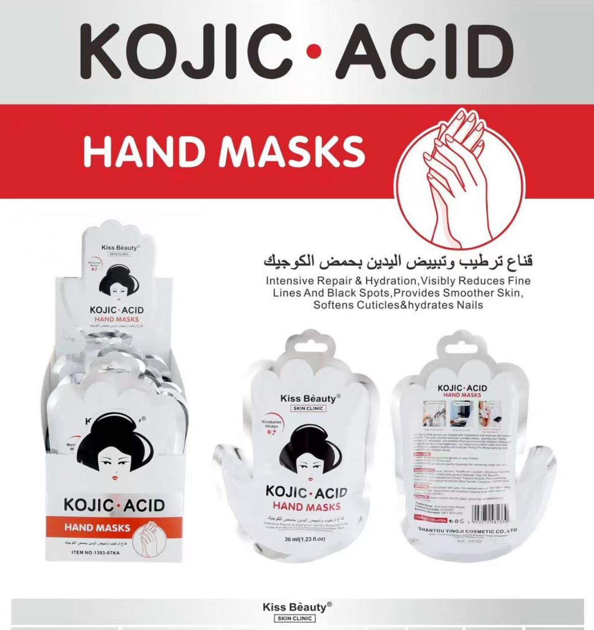 MASCARILLA MANOS ACIDO KOJICO 30ML - KISS BEAUTY