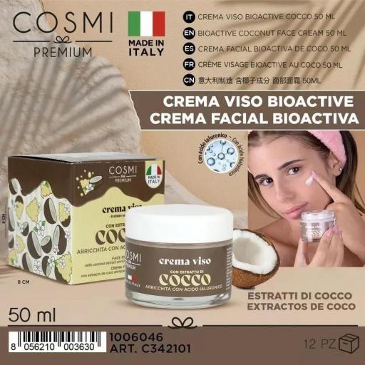 CREMA FACIAL BIOACTIVA Coco