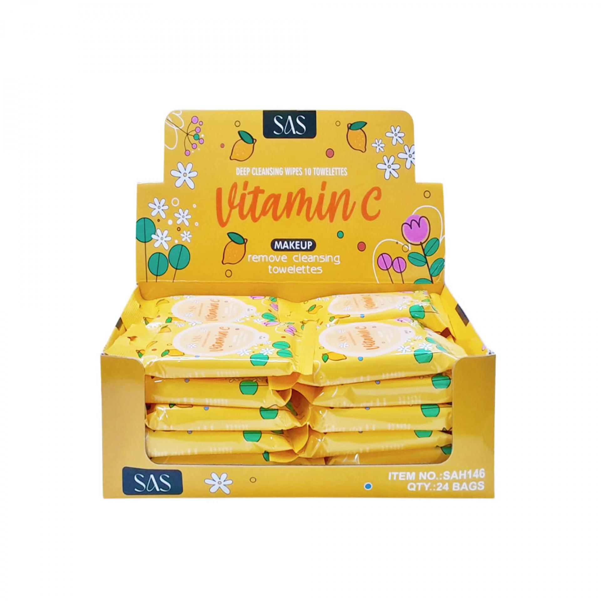 TOALLITAS DESMAQUILLANTES VITAMINA C