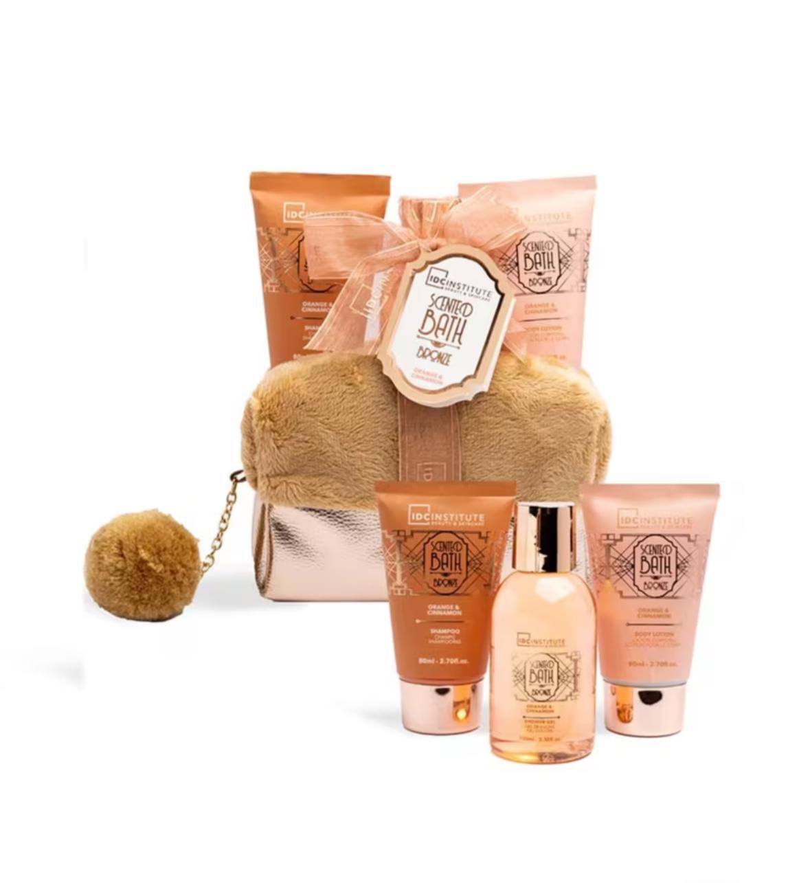 Set 4 Piezas Scented Bath Bronze Bag