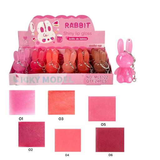 BRILLO GLOSS CON COLOR CONEJITO