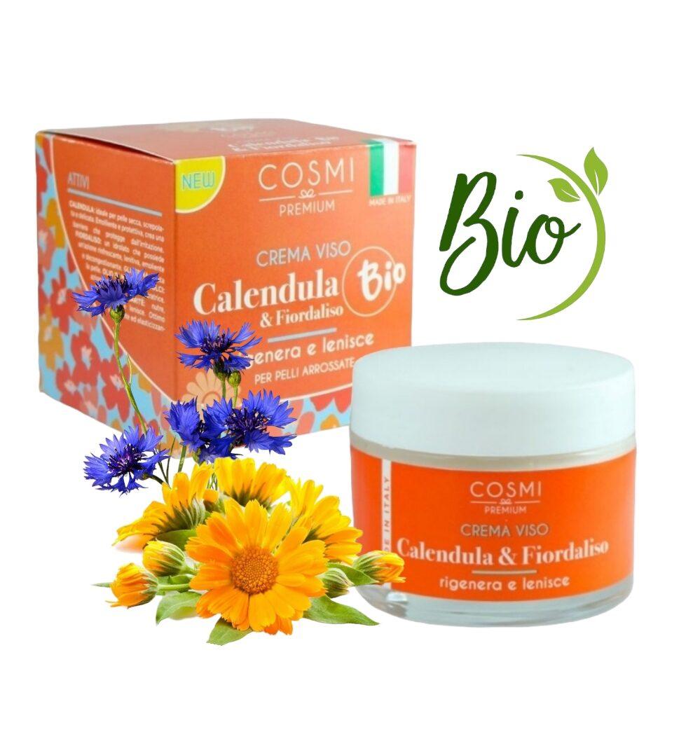 Crema facial BIO COSMI PREMIUM de caléndula y aciano 50ml
