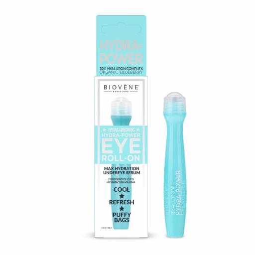 Concentrado para el contorno de ojos HYDRA-POWER Nourish Intense con 20 % de ácido hialurónico y arándano orgánico-BIOVÉNE
