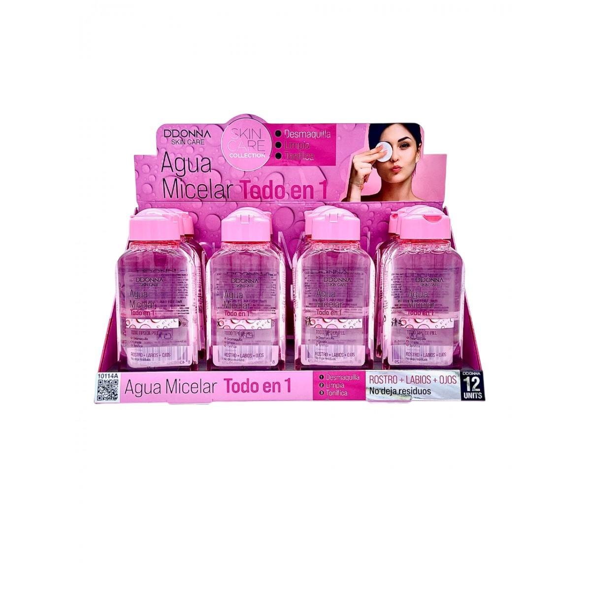 AGUA MICELAE TODO EN 1 (rostro+labios+ojos)125ml