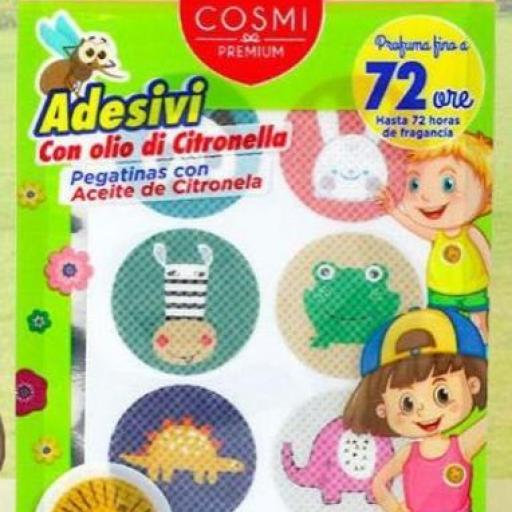 PEGATINAS CITRONELA 6PZ- COSMI