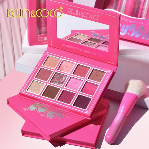 PALETA SOMBRAS KEVIN & COCO 12 colores.
