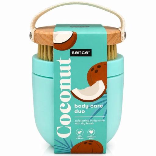 Exfoliante Corporal COCONUT + Cepillo - BODY CARE DUO COCO-SENCE [0]