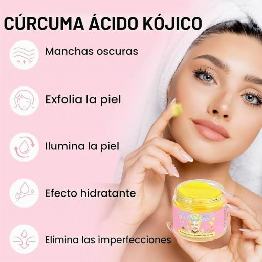 50 Almohadillas Limpiadoras con Ácido Kójico y Cúrcuma [2]