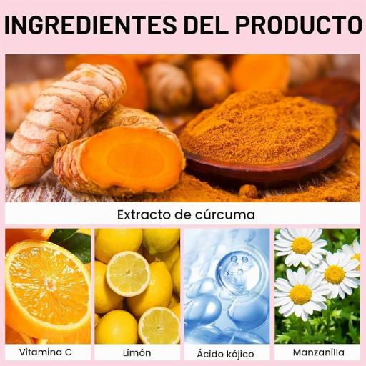 50 Almohadillas Limpiadoras con Ácido Kójico y Cúrcuma [3]