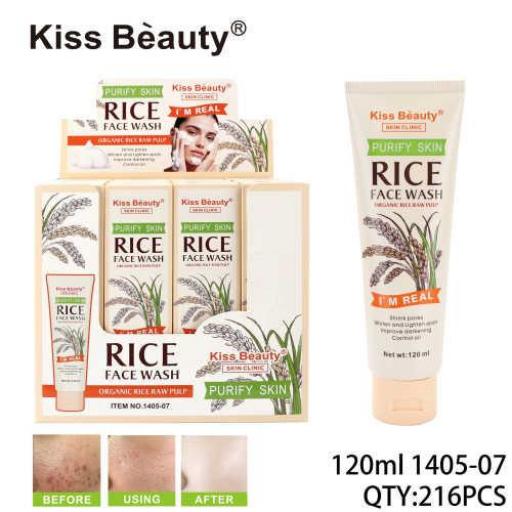 Limpiador Facial de Arroz Aclarante 120 ml – KISS BEAUTY