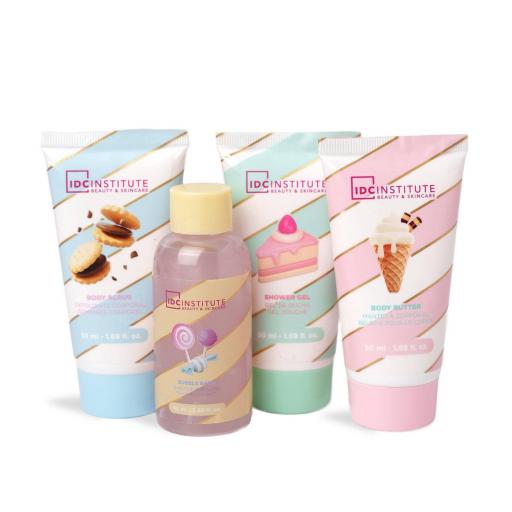 SET DE BAÑO CON CAJA DE LATA PETITTS DLICES SPA 5pz-IDC INSTITUTE [2]