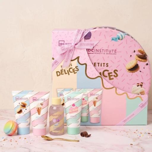 SET DE BAÑO CON CAJA DE LATA PETITTS DLICES SPA 5pz-IDC INSTITUTE [0]
