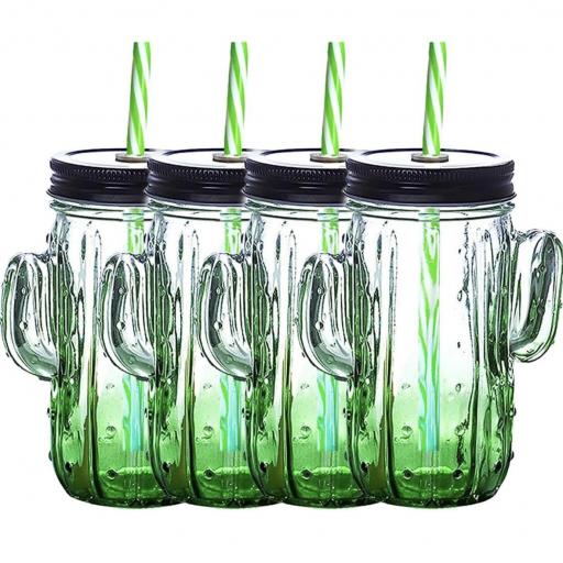 VASO VIDRIO CON PAJITA CACTUS 350ml [0]