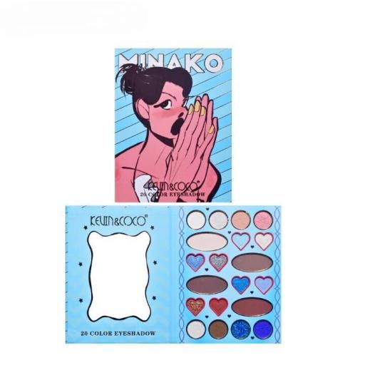 PALETA SOMBRAS 20 colores-KEVIN & COCO