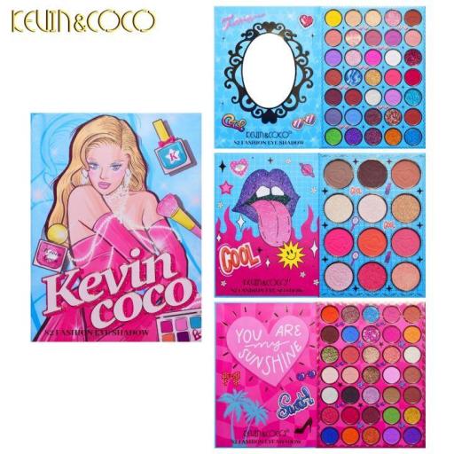 PALETA MAKE UP BOOK KEVIN & COCO. 82 colores
