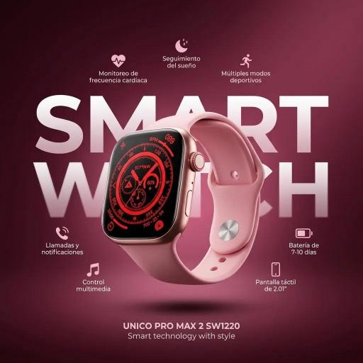 Smart watch PRO MAX 2 UNI SW1220 ROSA [1]
