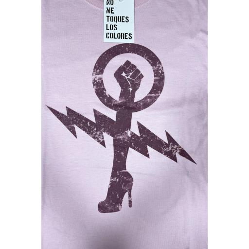 Camiseta Revolución Rosa Mujer NMTLC [1]
