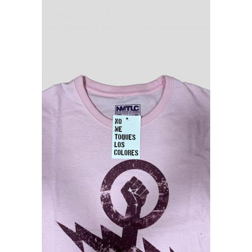 Camiseta Revolución Rosa Mujer NMTLC [2]