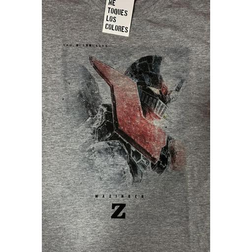 Camiseta Mazinger Z Gris NMTLC [1]