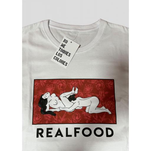 Camiseta Real Food Blanca NMTLC [1]