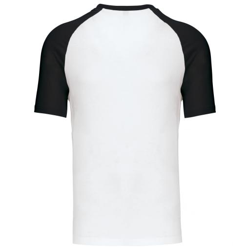 Camiseta Baseball Kariban K330 Blanco/Negro [1]