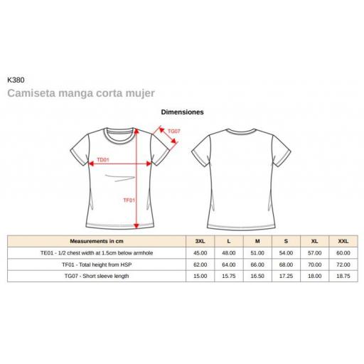 Camiseta Kariban Mujer K380 Gris [3]