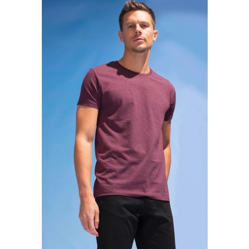 Camiseta Sols Imperial Fit Hombre Gris Mezcla 350 [3]