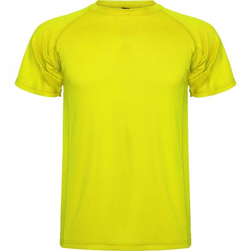 Camiseta Roly Montecarlo Amarillo Fluor 221 [0]