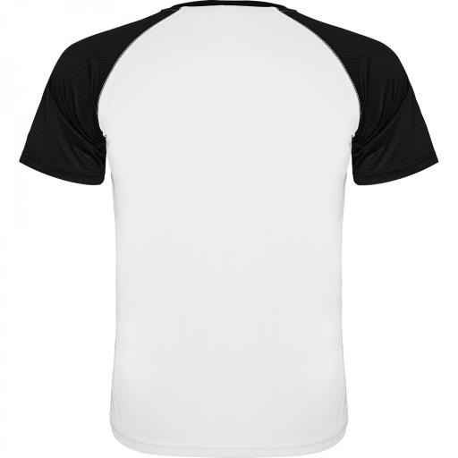 Camiseta Roly Indianapolis Blanco/Negro 0102 [1]