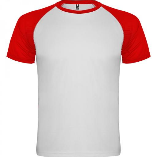 Camiseta Roly Indianapolis Rojo/Blanco 0160 [0]