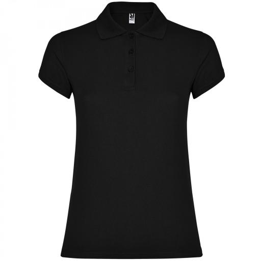 Polo Roly Star Mujer Negro 02