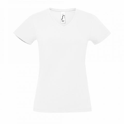 Camiseta Sols Imperial V Mujer Blanco 102 [0]