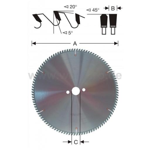 Disco de corte  para PVC y Aluminio [0]