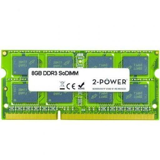 Memoria RAM 2-Power MultiSpeed 8GB/ DDR3L/ 1066/ 1333/ 1600MHz/ 1.35V/ CL7/9/11/ SODIMM [0]