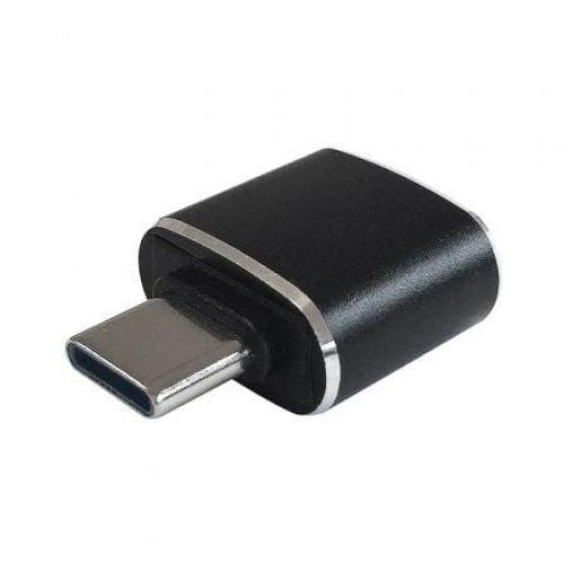 Adaptador USB 3.0 Tipo-C Aisens A108-0369/ USB Tipo-C Macho - USB Hembra [0]